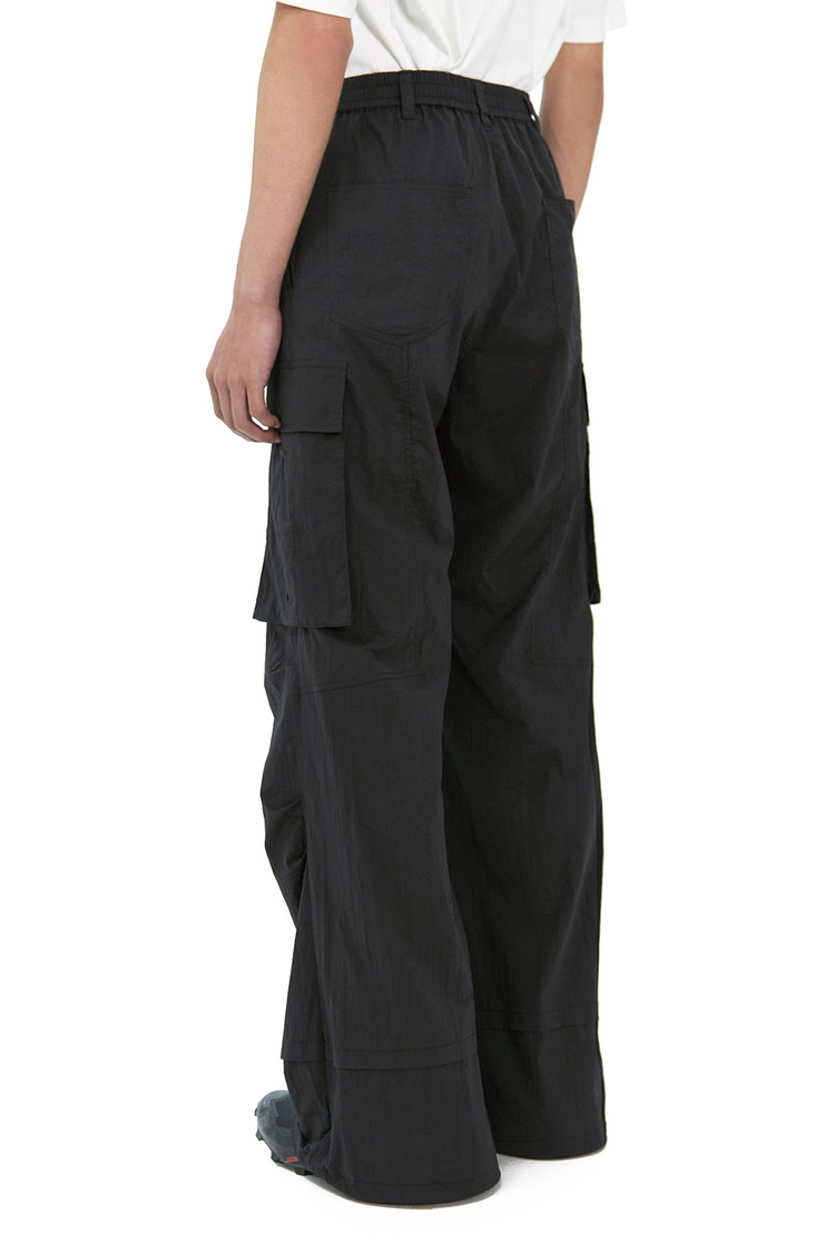 Fusso free cargo wide pants (black) : THE IDENTITY PROJECT LAB ®