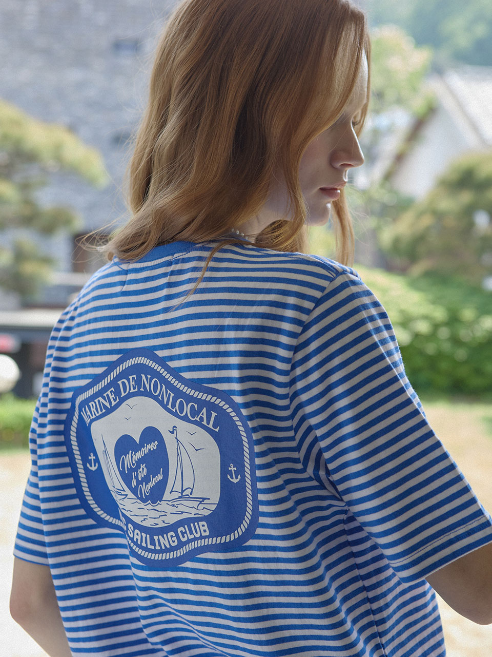 Yacht Club Tshirt Blue NONLOCAL