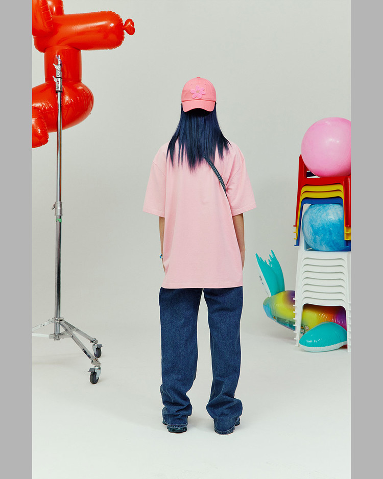 HEART GEM DENIM MINI BAG : THE MUSEUM VISITOR