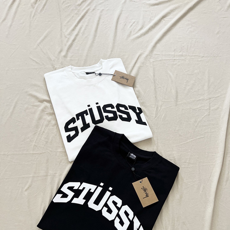 Stussy Block Sport Pigment Dyed Tee 大字母印花logo短袖T恤: 玩酷