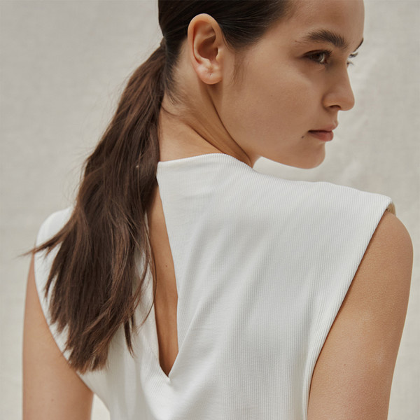 ★PLAGE_seoul★ High neck swimsuit_off white High neck swimsuit_off-white : 플라주 (PLAGE)