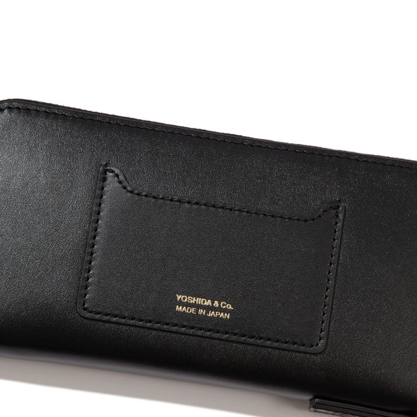 Lewis Leathers × PORTER Long Wallet Black : HIDE/AND/RIDE