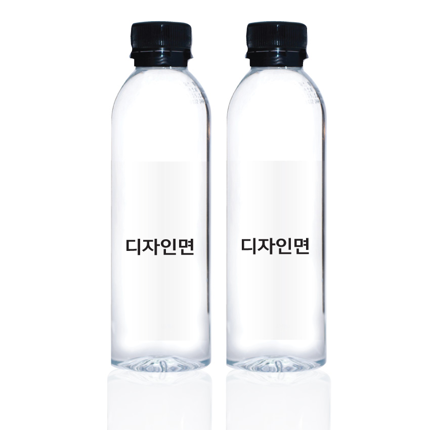 레이블워터 투명라벨 350ml