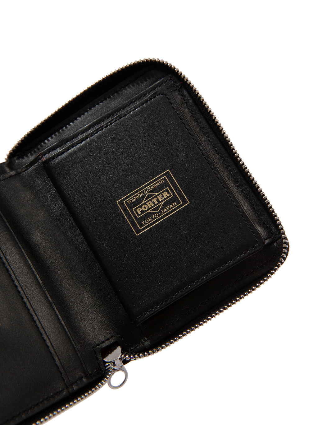 Lewis Leathers × PORTER Short Wallet Black : HIDEANDRIDE INTL