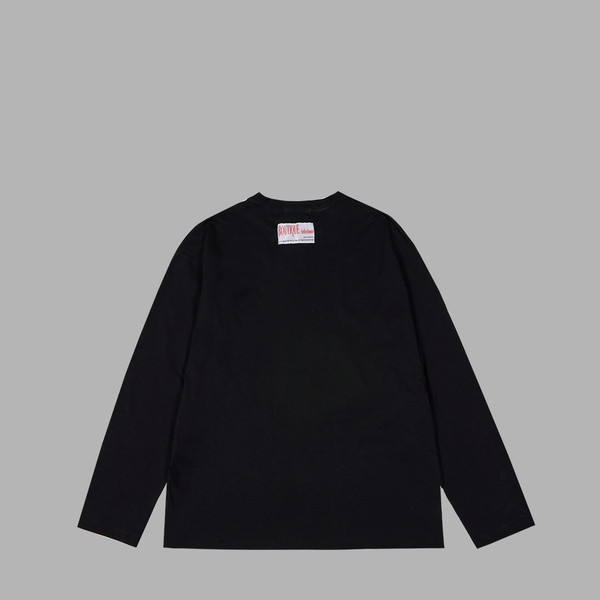 【THE MUSEUM VISITOR】FULL PRINTING LONG SLEEVE (BLACK) CHILD DRAWING LONG SLEEVE (BLACK) : THE MUSEUM VISITOR