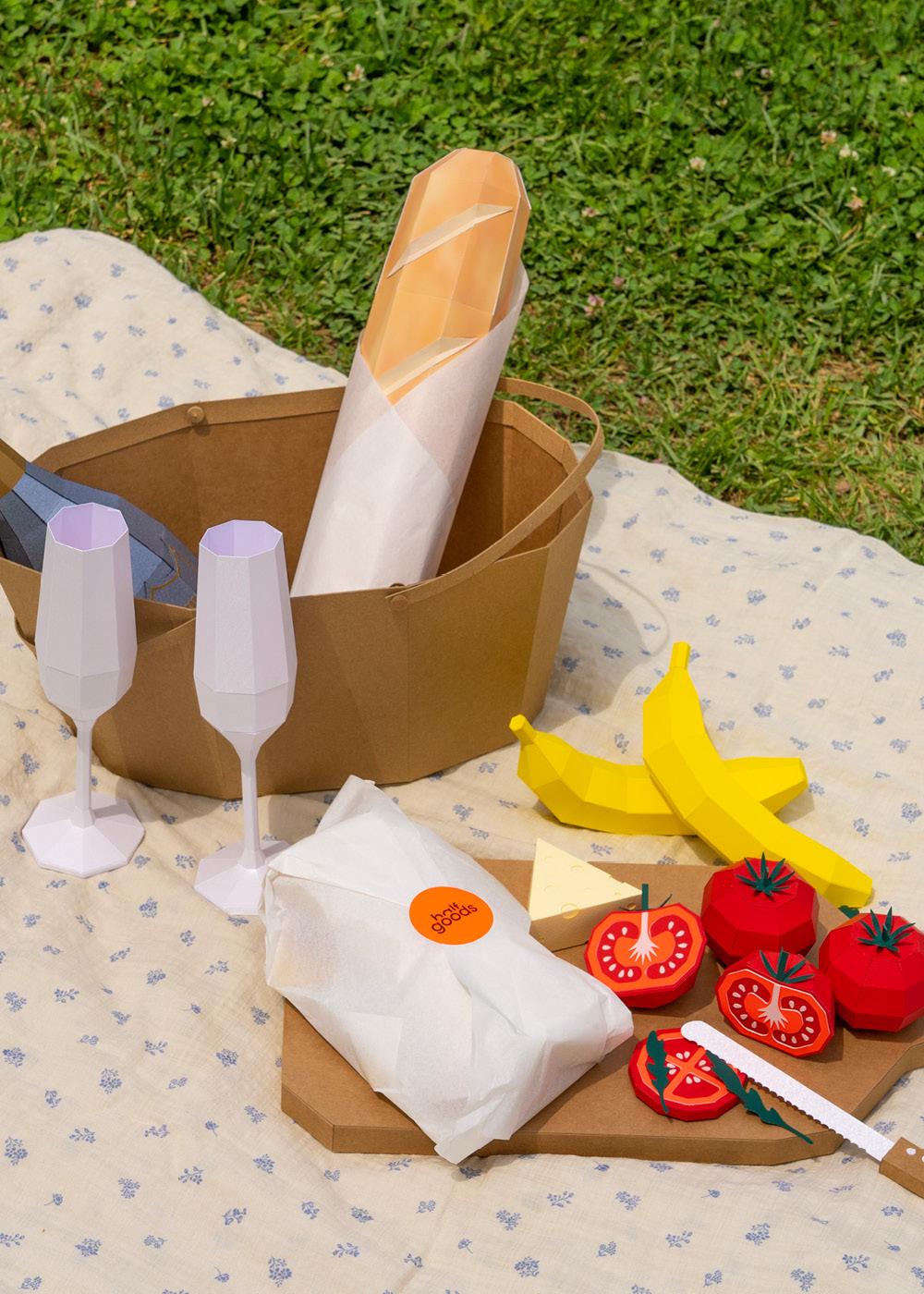picnic paper craft