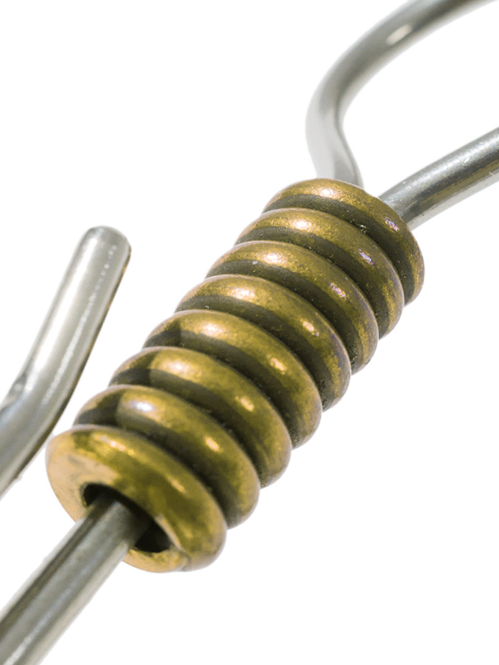 Stainless Steel + Brass Noose Key Chain : HIDEANDRIDE INTL