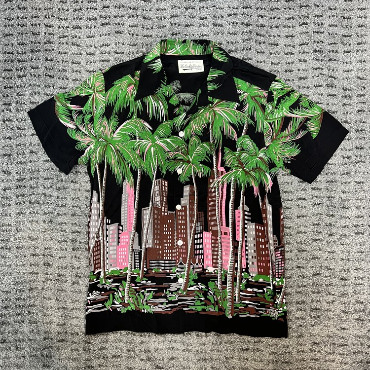 wacko maria palm tree Hawaiian shirt : soberseoul