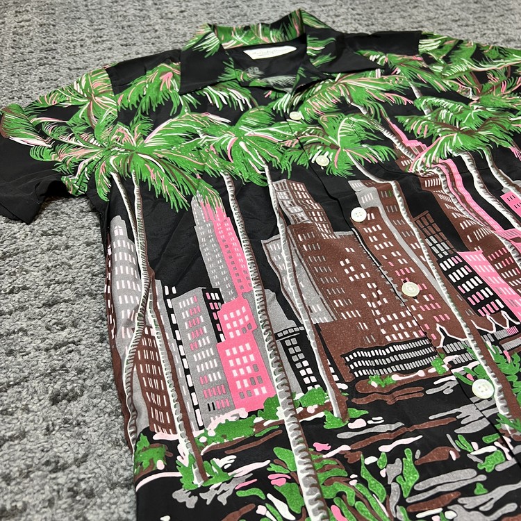 wacko maria palm tree Hawaiian shirt : soberseoul