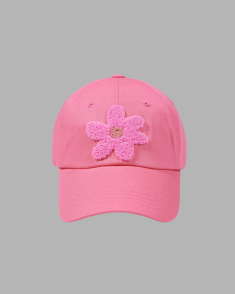 BOOKLE FLOWER BALLCAP (PINK) : THE MUSEUM VISITOR