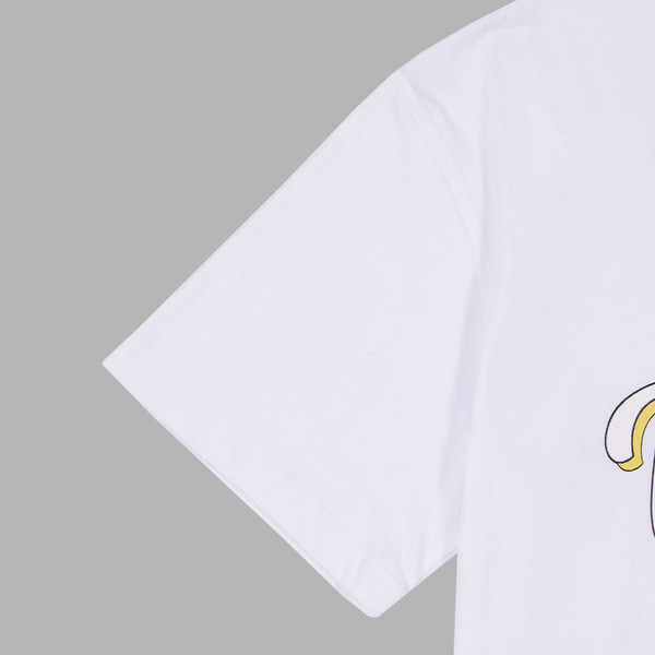 ◆THE MUSEUM VISITOR◆ PARTY GLITTER LOGO TSHIRTS WHITE 0962 PARTY GLITTER LOGO T-SHIRTS (WHITE) : THE MUSEUM VISITOR