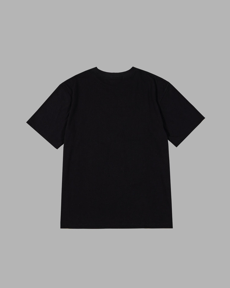 PARTY GLITTER LOGO T-SHIRTS (BLACK) : THE MUSEUM VISITOR
