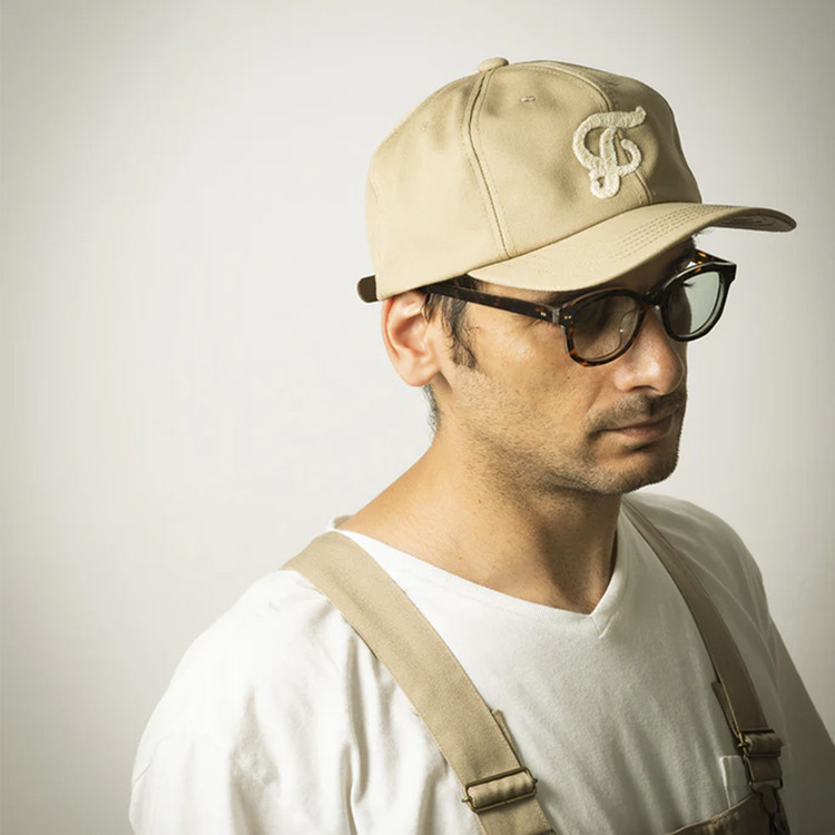 F Chain Stitch BB Cap [Beige] : Semi Basement General Store