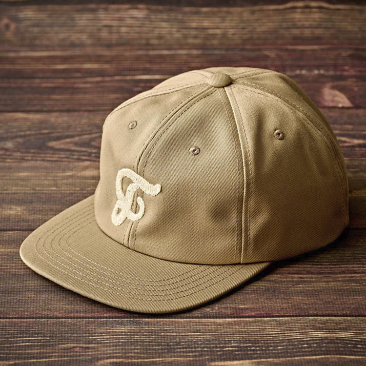 F Chain Stitch BB Cap [Beige] : Semi Basement General Store