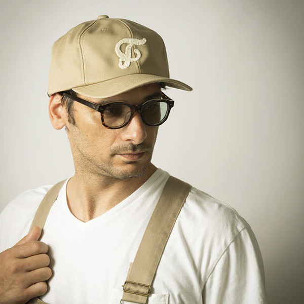 F Chain Stitch BB Cap [Beige] : Semi Basement General Store