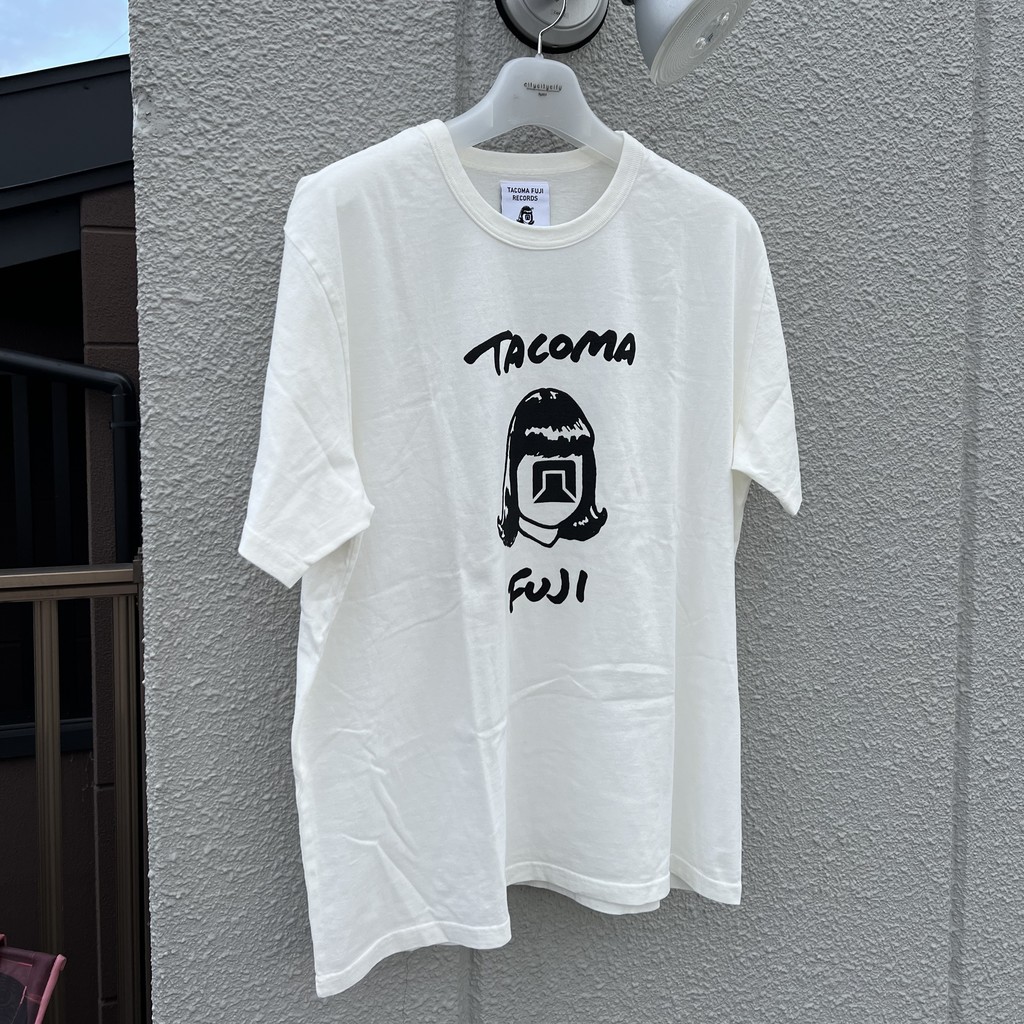 TACOMA FUJI RECORDS T Shirt - HANDWRITING LOGO Tee '21 (White