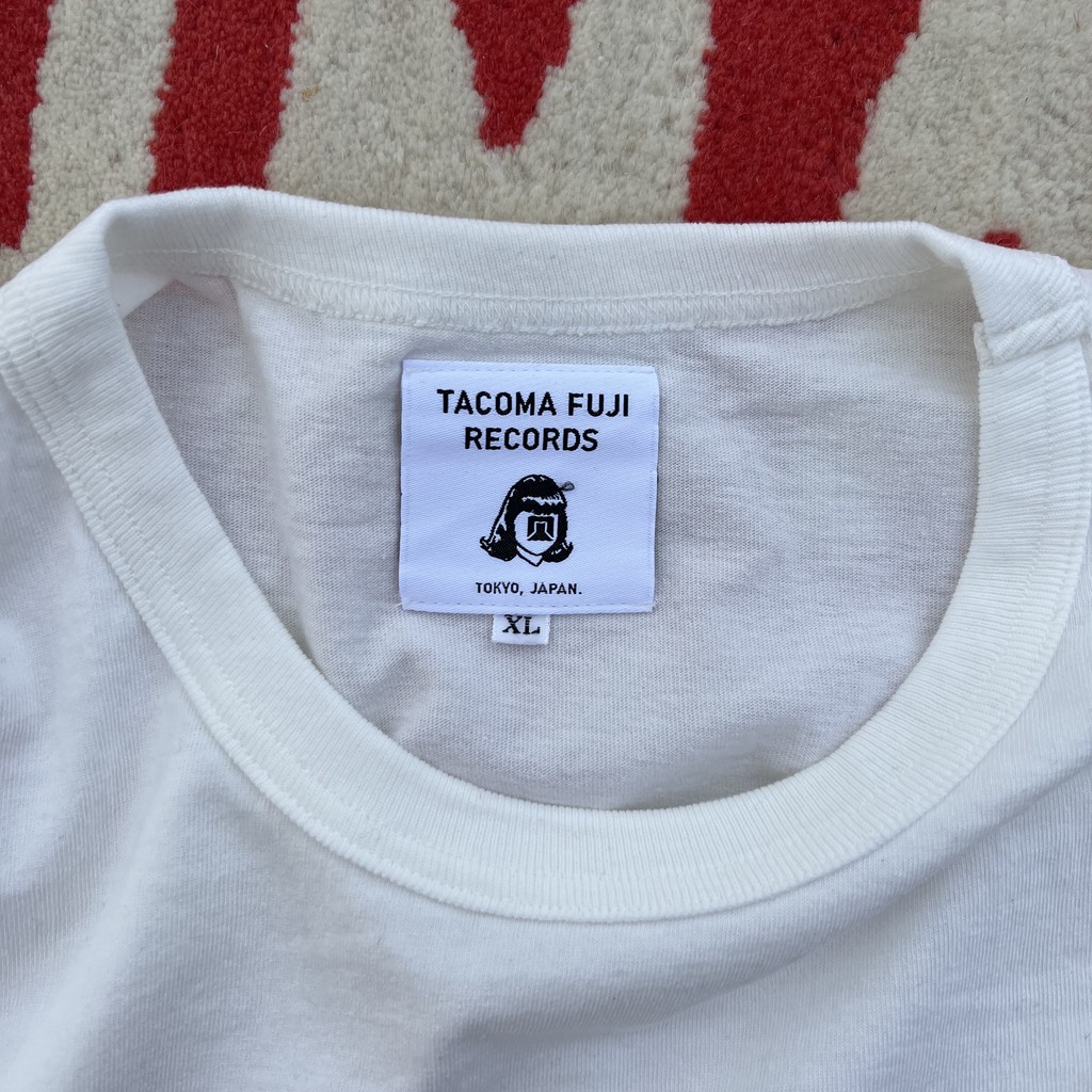 TACOMA FUJI RECORDS T Shirt - HANDWRITING LOGO Tee '21 (White