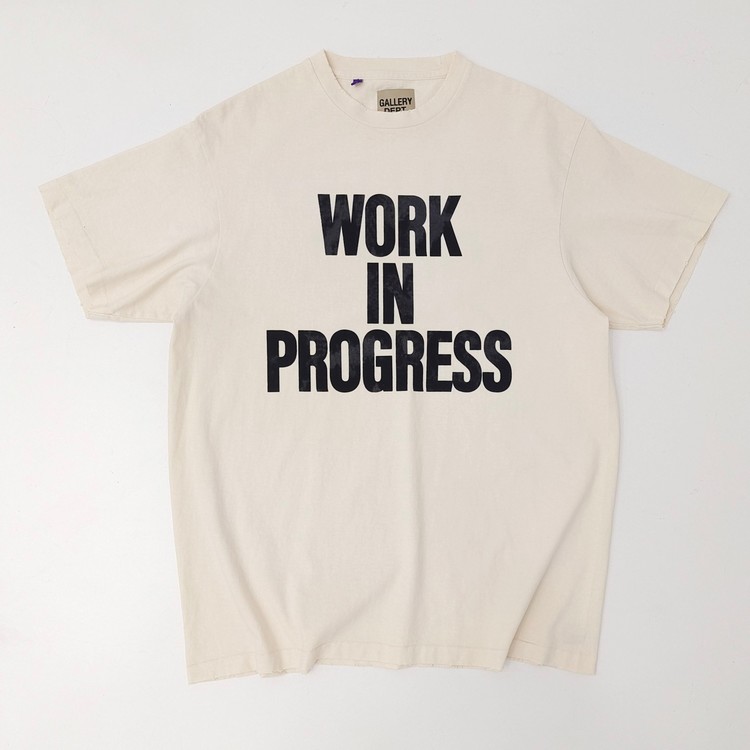 갤러리 디파트먼트 Work In Progress 티셔츠 : 레플리카 사이트 Wtwt : What To Wear Today