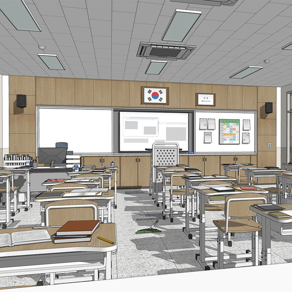 School Background Complete Edition [Classroom] Sempreblu-w