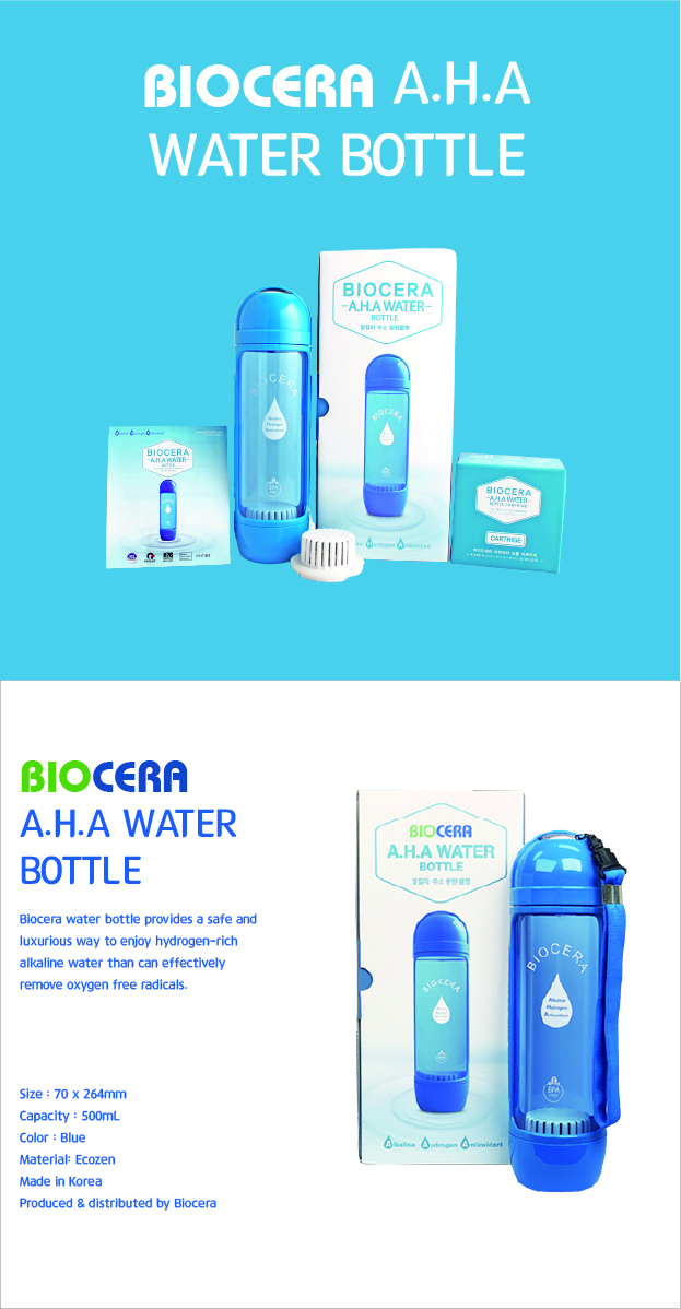 Biocera alkaline bottle banner