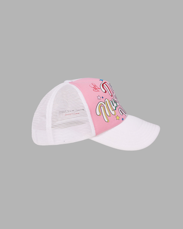 [THE MUSEUM VISITOR]★PARTY LOGO MESH CAP PARTY LOGO MESH CAP (PINK) : THE MUSEUM VISITOR