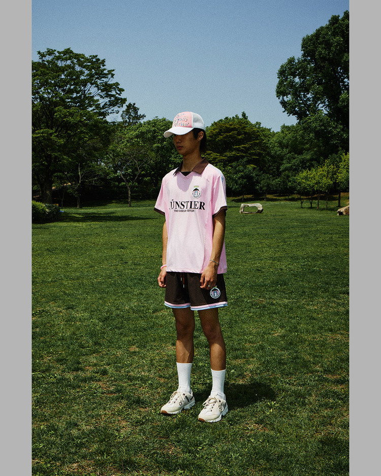 THE MUSEUM VISITOR★韓国★人気★WAPPEN MESH SHORTS (BROWN) THE MUSEUM VISITOR☆韓国☆人気☆WAPPEN MESH SHORTS (BROWN)
