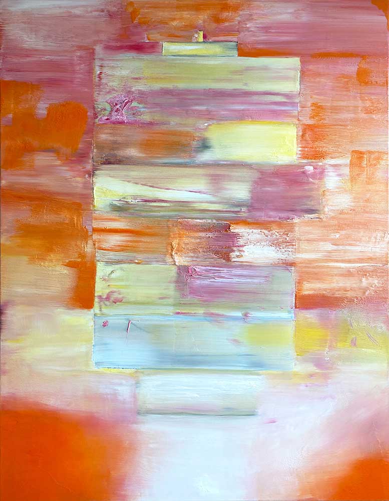 Perfume | Yellow, Pink, Orange, 116.8 x 91 cm, 캔버스에 유채, 2023