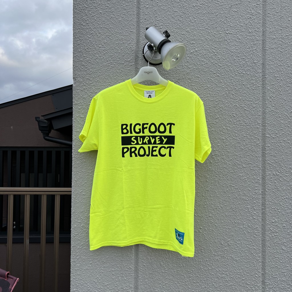 TACOMA FUJI RECORDS T Shirt - BIGFOOT SURVEY PROJECT T shirt (A