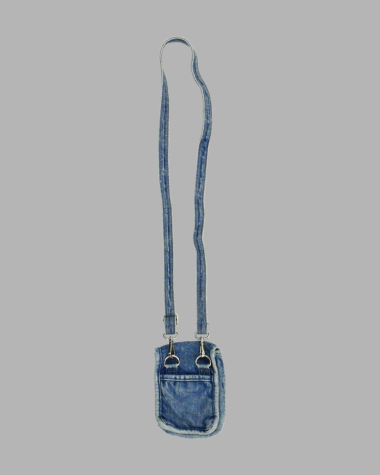 ★関税込★THE MUSEUM VISITOR★HEART GEM DENIM MINI BAG★ ☆人気☆【THE MUSEUM VISITOR】☆HEART GEM DENIM MINI BA.G