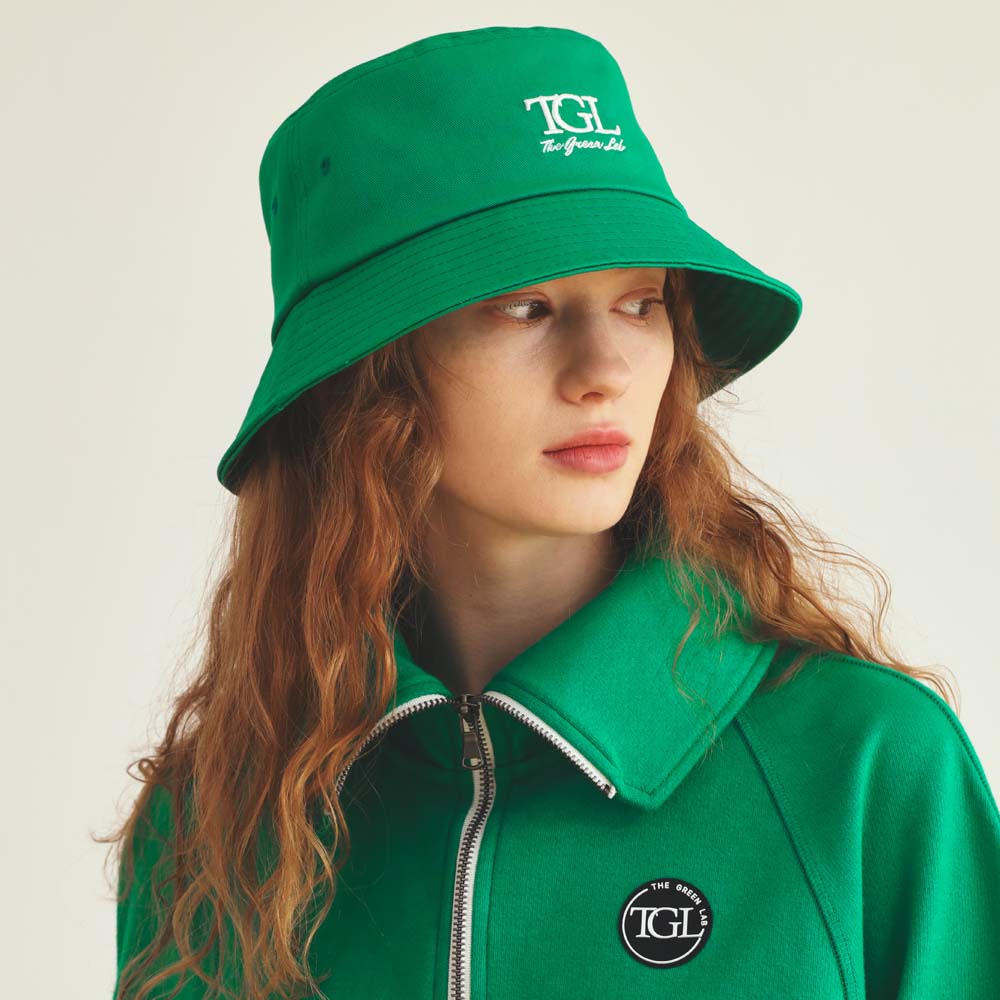 더그린랩_ESSENTIAL TGL BUCKET HAT_GREEN 더그린랩_The GREEN Lab