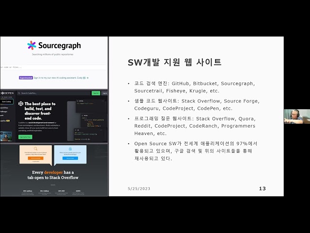 10강. SW개발 지원 AI툴 및 재원 웹 사이트 (2023.5.25.) : KOSTA 한국소프트웨어기술진흥협회