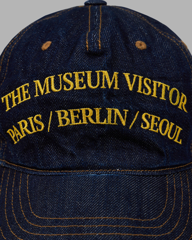 WASHED DENIM BALLCAP (DARK NAVY) : THE MUSEUM VISITOR