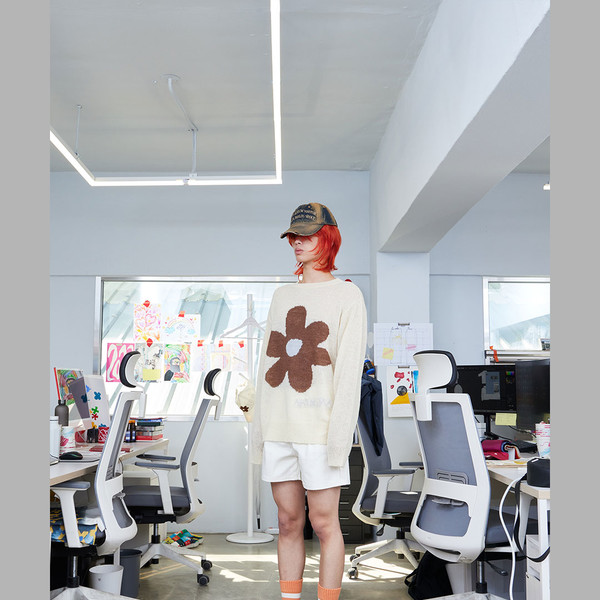 WASHED DENIM BALLCAP (YELLOW BLUE) : THE MUSEUM VISITOR