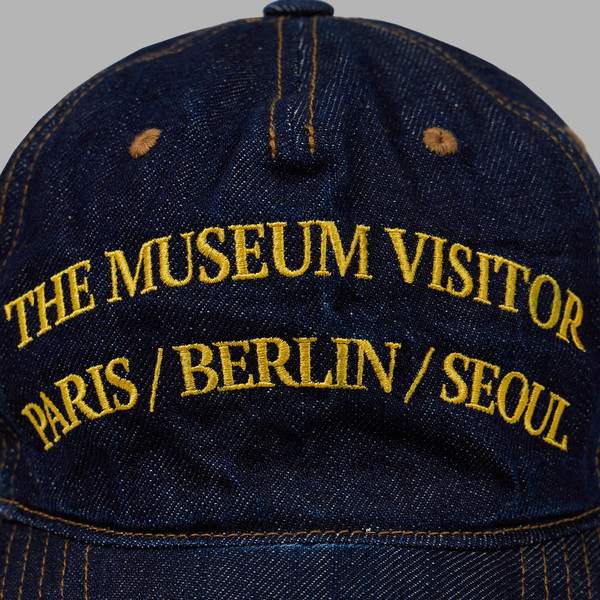 ★THE MUSEUM VISITOR★ WASHED DENIM BALLCAP BLACK 15597 WASHED DENIM BALLCAP (DARK NAVY) : THE MUSEUM VISITOR