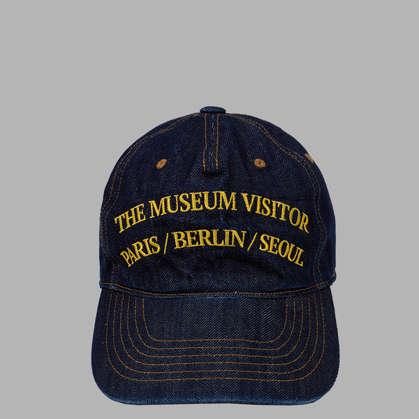 WASHED DENIM BALLCAP (DARK NAVY) : THE MUSEUM VISITOR