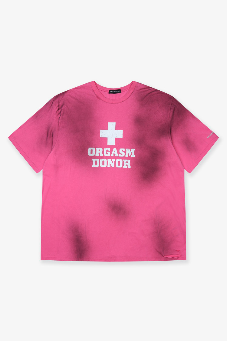 ★人気★【Project G/R】★Orgasm Donor T-Shirt★Dirty Pink★ ☆人気☆【Project G/R】☆Orgasm Donor T-Shirt☆Dirty Pink☆