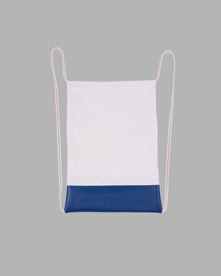 PAINTING ART PRINTED DUST BAG 03 (BLUE) : THE MUSEUM VISITOR