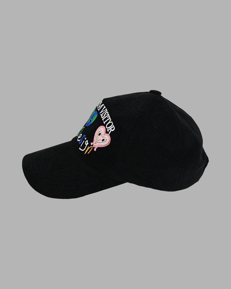 GLOBY & LOVEY BALLCAP (BLACK) : THE MUSEUM VISITOR