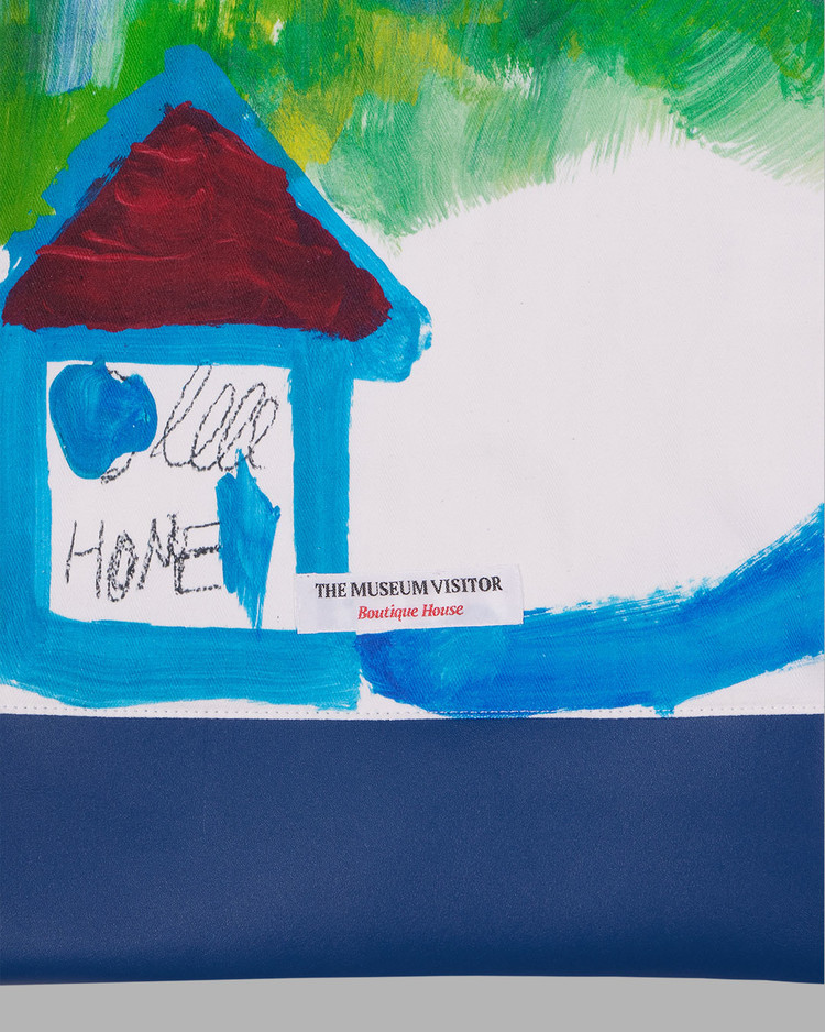 【THE MUSEUM VISITOR】 PAINTING ART PRINTED DUST BAG 03 BLUE PAINTING ART PRINTED DUST BAG 03 (BLUE) : THE MUSEUM VISITOR
