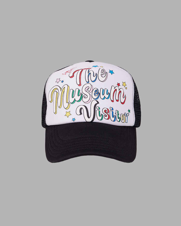 [THE MUSEUM VISITOR]★PARTY LOGO MESH CAP PARTY LOGO MESH CAP (BLACK) : THE MUSEUM VISITOR