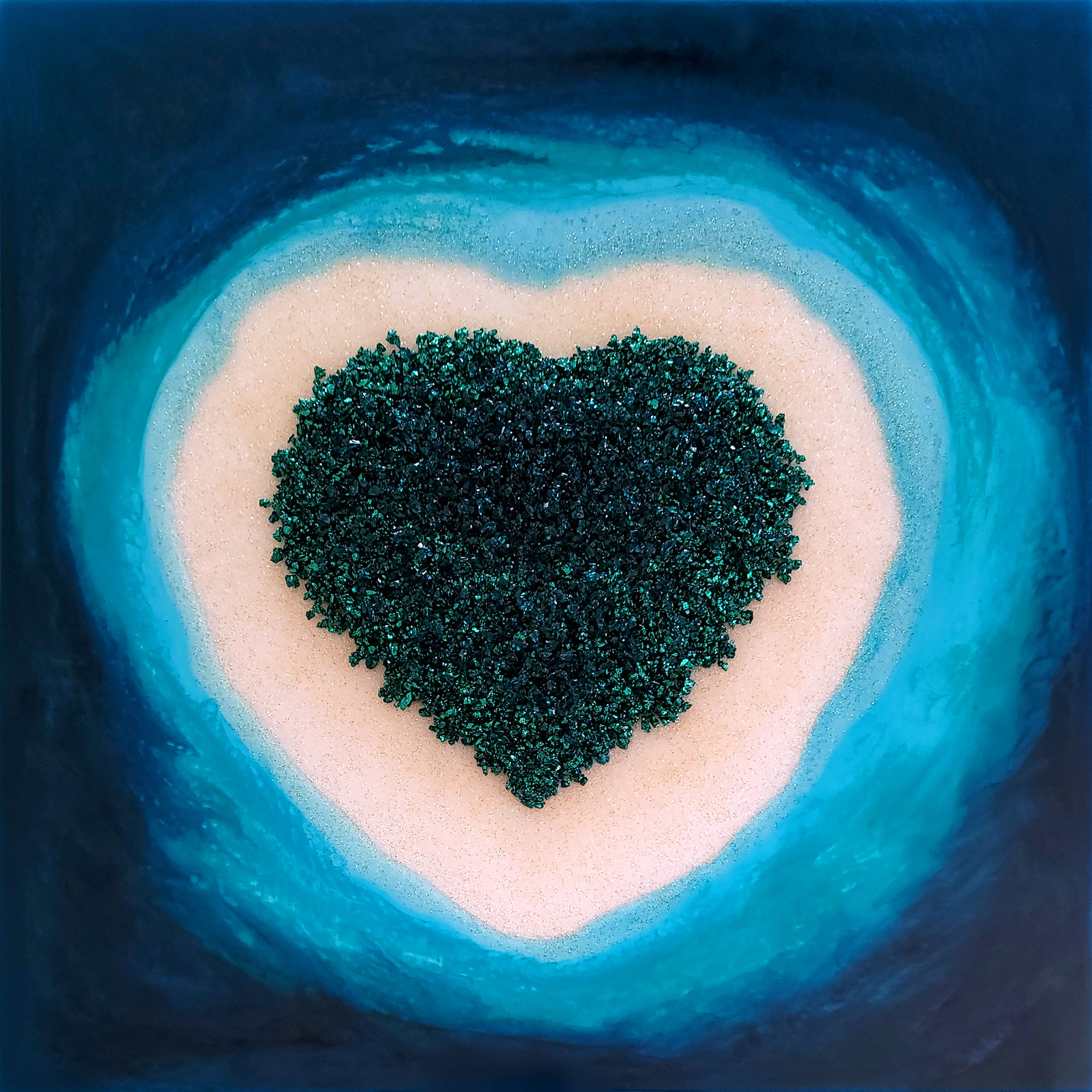 [ 섬_사랑 청 ] Island_Love Cheong /  W:60cm H:60cm