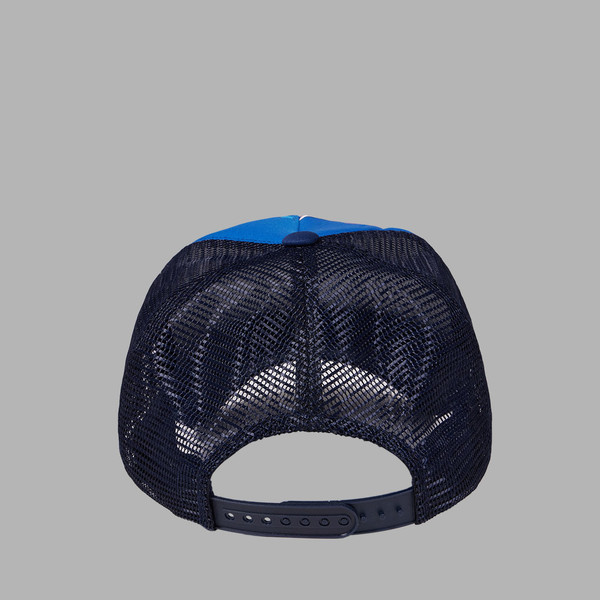 PARTY LOGO MESH CAP (BLUE) : THE MUSEUM VISITOR