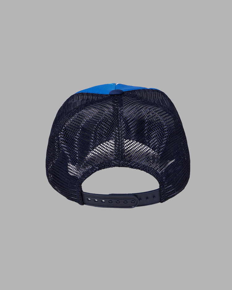 PARTY LOGO MESH CAP (BLUE) : THE MUSEUM VISITOR