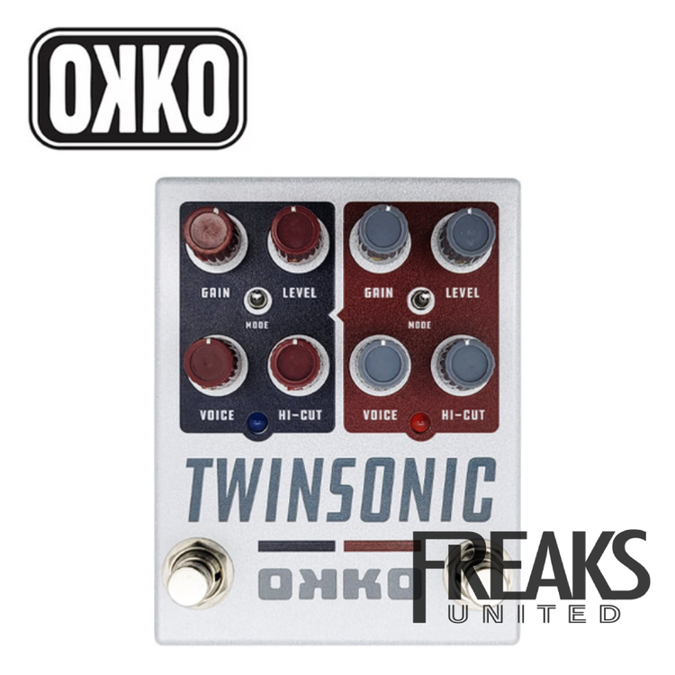 OKKO Twinsonic MKII Dual Stacking Overdrive + Preamp 오코 트윈소닉