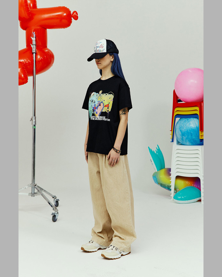 [THE MUSEUM VISITOR]★PARTY LOGO MESH CAP PARTY LOGO MESH CAP (BLUE) : THE MUSEUM VISITOR
