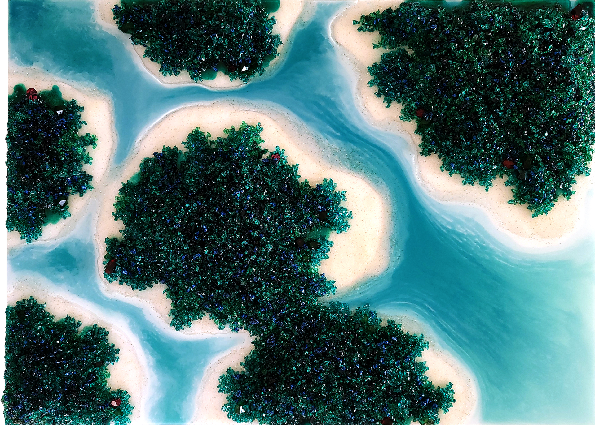 [ 섬_다참 ] Island_Dacham /  W:72.8cm H:51.5cm