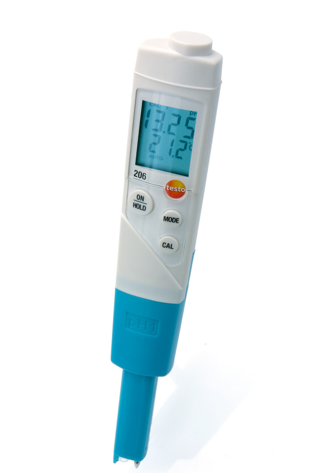 액체 측정용 pH 측정기 testo 206