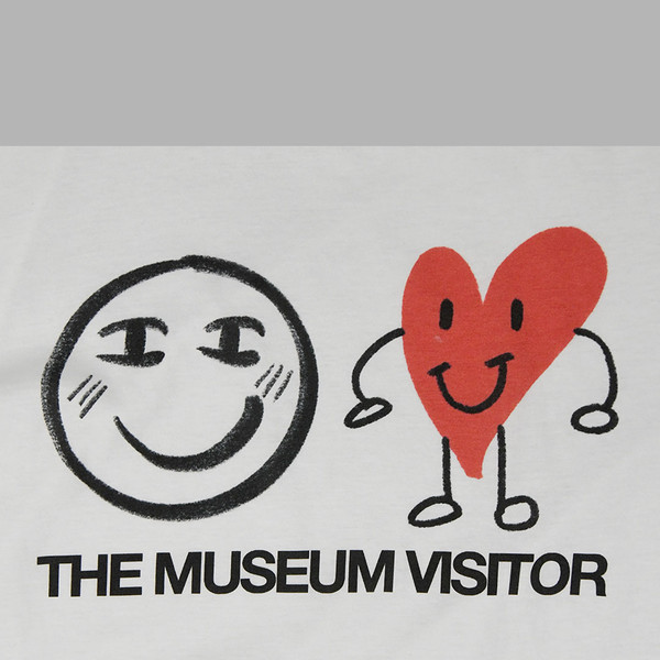 THE MUSEUM VISITOR★韓国★SMILE LOVE PRINTED T-SHIRTS THE MUSEUM VISITOR