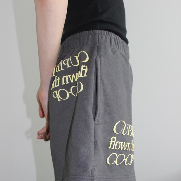Attends☆Cupid Sweat Shorts Pants Cupid Sweat Shorts Pants (Dark Gray) : attendsKR