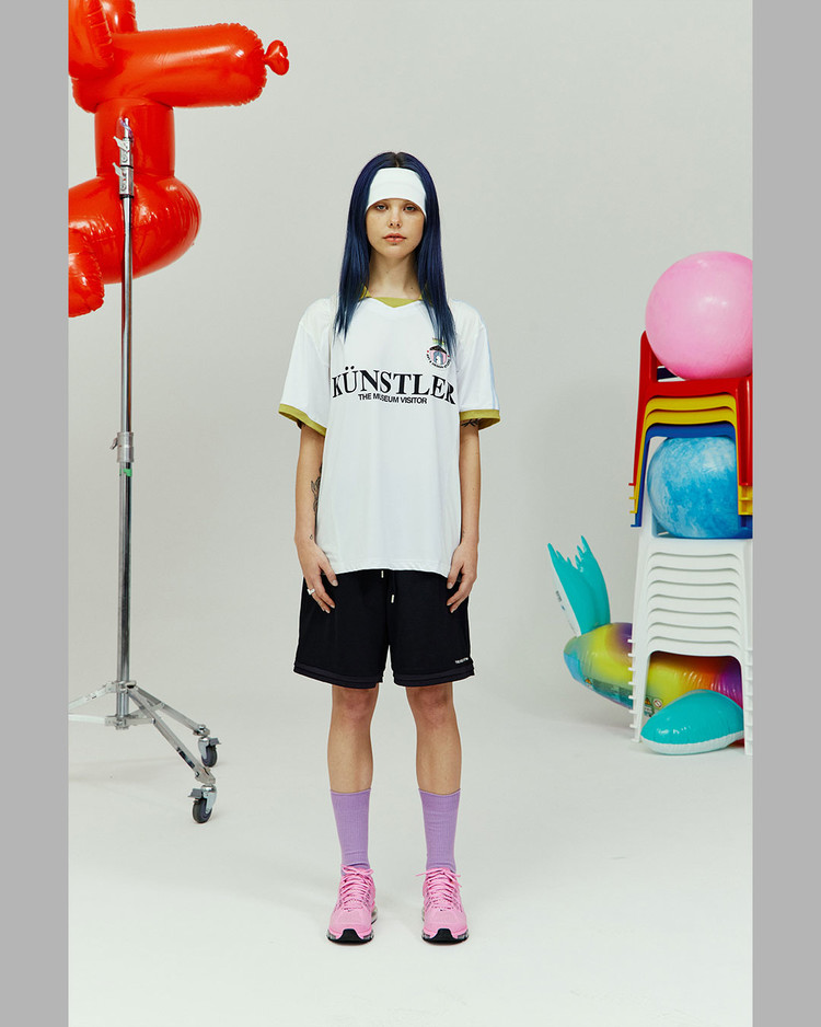 Tシャツ・カットソー THE MUSEUM VISITOR KUNSTLER SOCCER JERSEY PK T-SHIRTS MY675 THE MUSEUM VISITOR KUNSTLER SOCCER JERSEY PK T-SHIRTS MY675